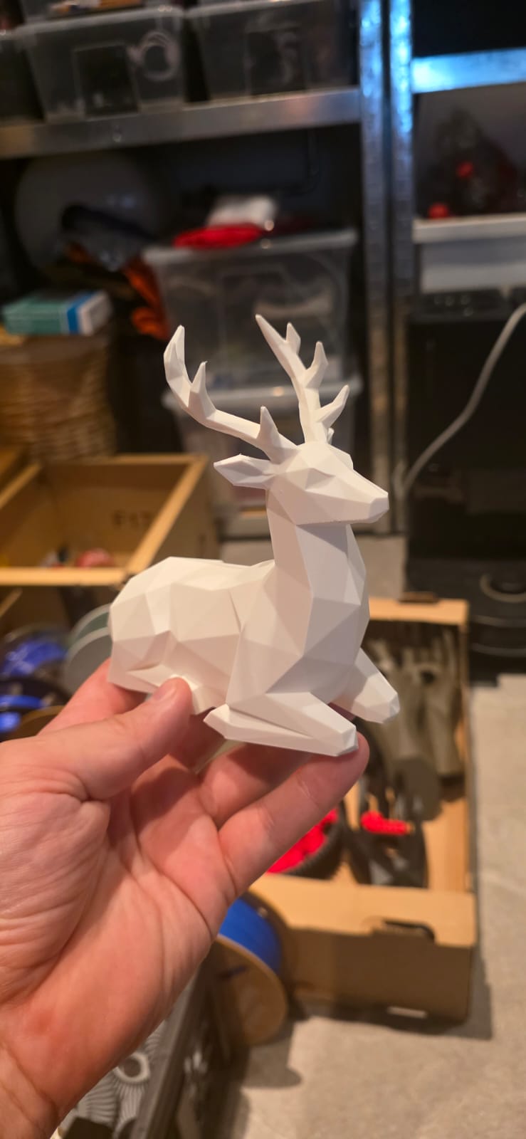 Lowpoly Hirsch