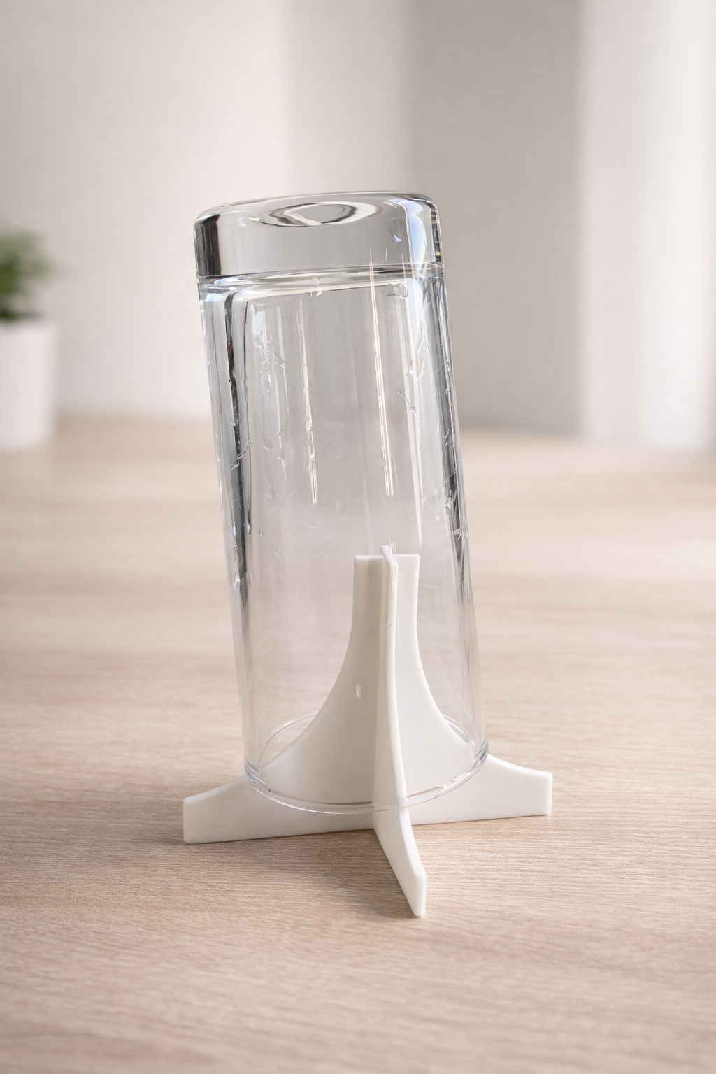 Glass Dryer Rack | 3D Printed Cup Drying Stand | Minimalist Kitchen Organizer | Compact Bar Glass Ho