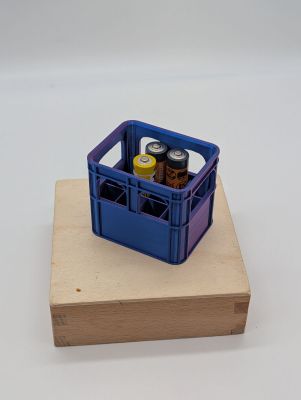 Batterie Flaschen Kiste AA