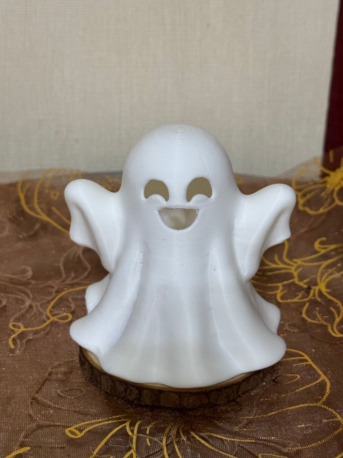 Leuchtender Halloween Geist für Led-Teelicht