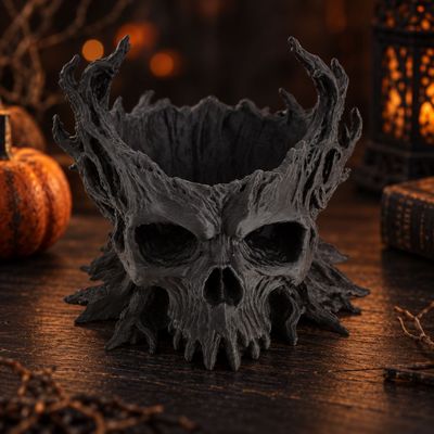 Halloween Süßigkeitenschale Baum – gruselige Candy Bowl für verpackte Süßigkeiten & Halloween Deko