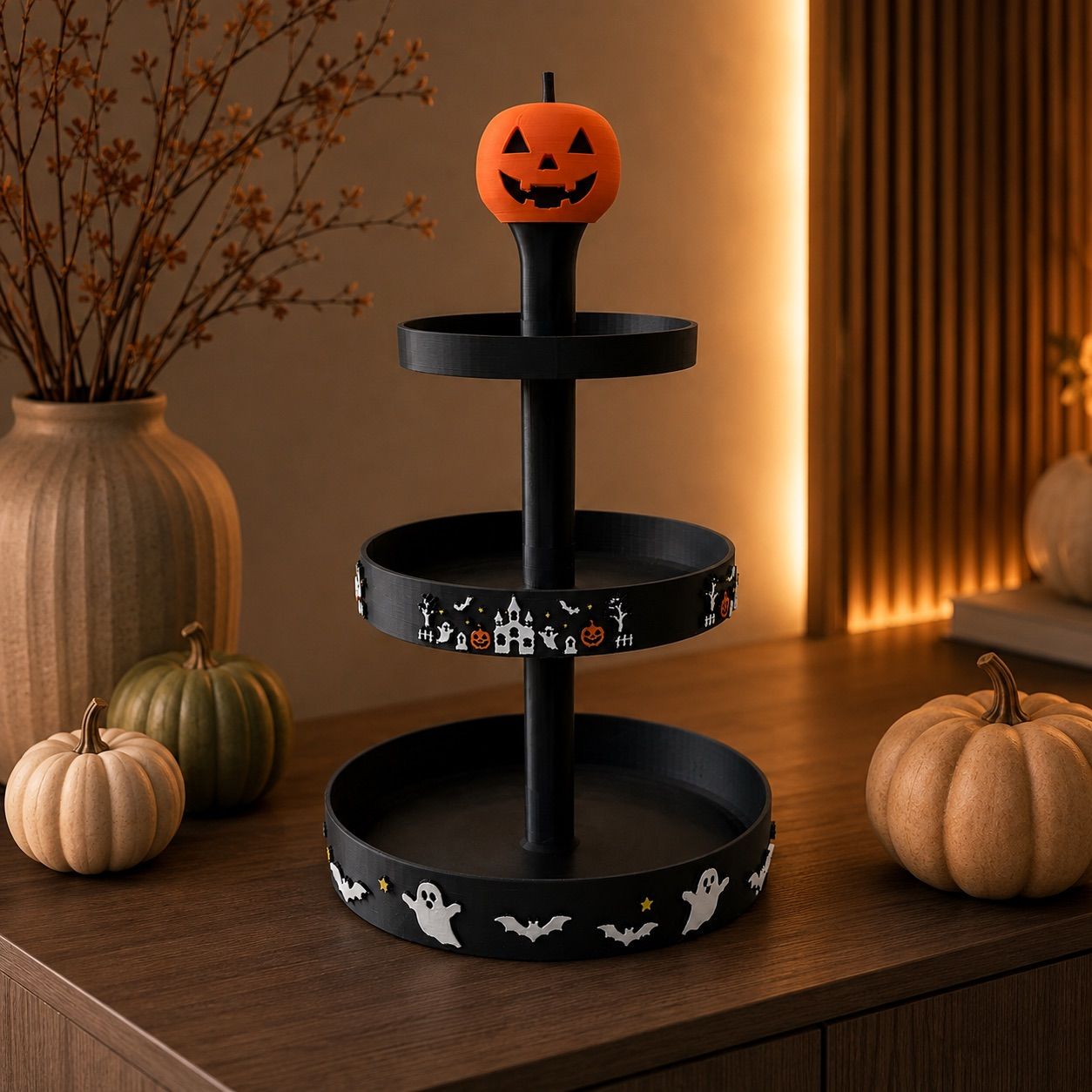 Halloween-Etagere