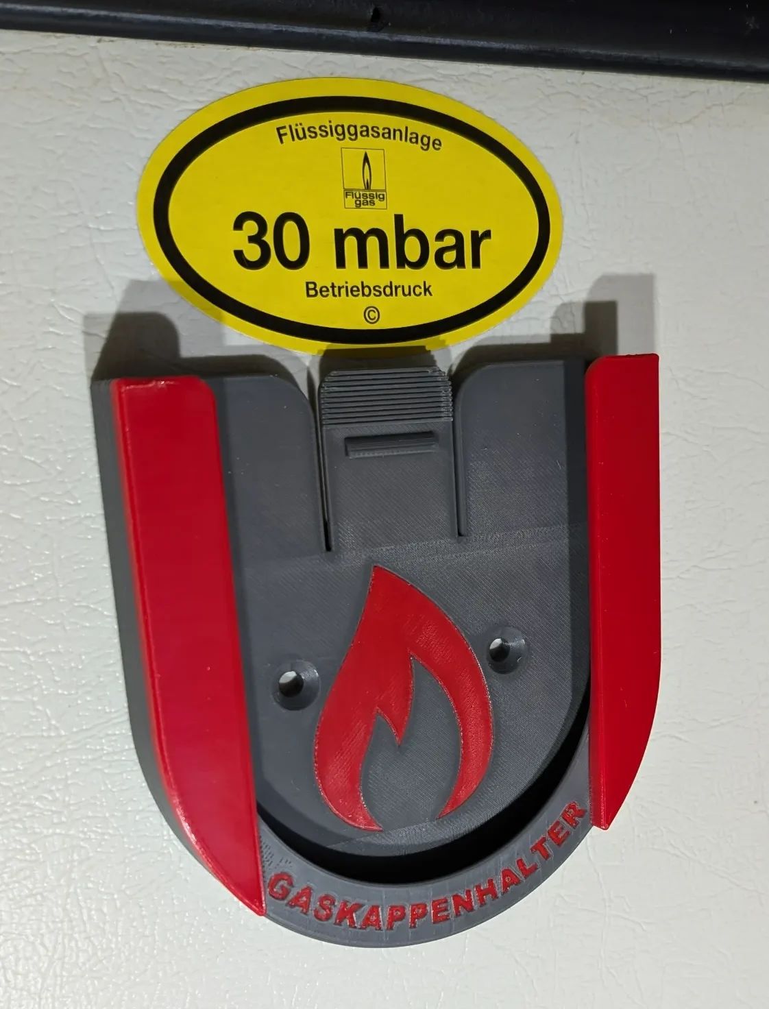 Gaskappenhalter für 3kg, 5kg & 11kg Gasflaschen