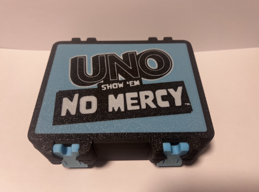 "UNO No Mercy" Kartenspiel mit Box und Karten
