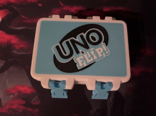 "UNO Flip" Kartenspiel mit Box und Karten