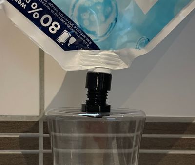 Nachfülladapter für NoTouch Deckel