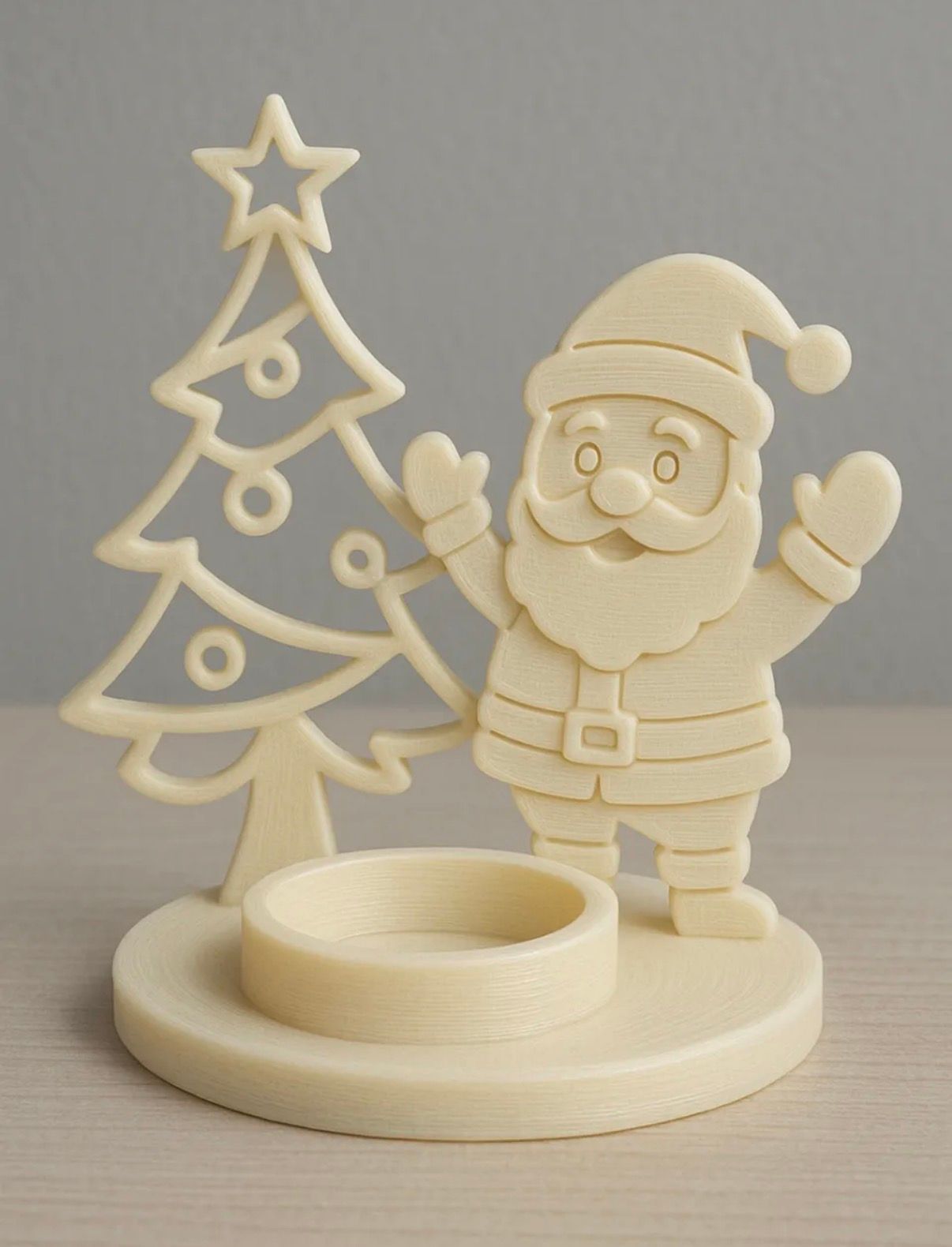 Weihnachtsmann-LED Kerzen Licht