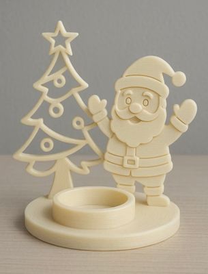Weihnachtsmann-LED Kerzen Licht